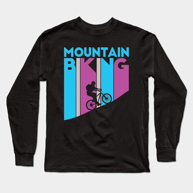 Mountain Biking Long Sleeve T-Shirt by slawisa